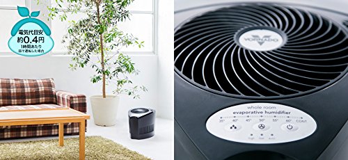 Amazon.co.jp: VORNADO 気化式加湿器 ホワイト 【6~39畳用